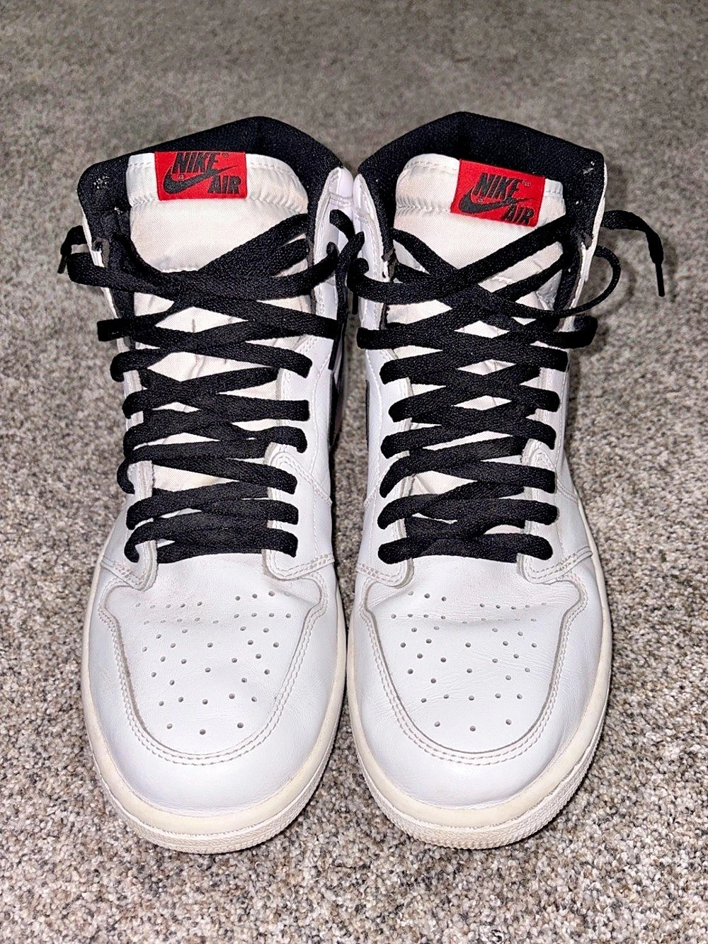 Jordan Air Jordan 1 Retro High OG Premium 'Yin Yang' High Top White & Black Size